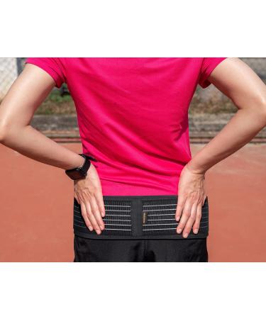 Thx4COPPER Elastic Mesh SI Hip Belt Compression Lower Back Support Brace - Pain Relief for Sciatica, Pelvis, Lumbar - Breathable Anti-Slip Sacroiliac Joint Brace for Men/Women - Buy Online on GoSupps.com