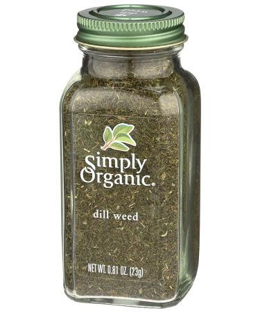 Simply Organic Dill Weed Cut & Sifted - 0.81 oz: Top-Quality Seasoning - Buy Online on GoSupps.com