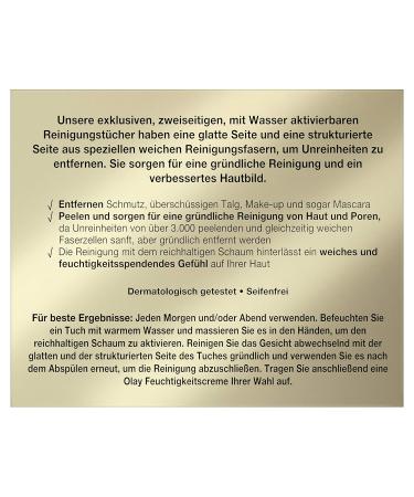 Olay Daily Facials Cleaning Towels for Oily & Combination Skin - 5-in-1 Makeup Removal & Facial Cleaning Solution - Buy Online on GoSupps.com