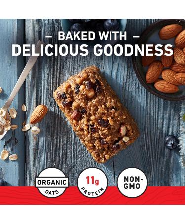 CLIF BAR - Energy Protein Bars - Blueberry Almond Crisp - Made with Organic Oats - Energy Bars - Non-GMO - (10 Pack) - Buy Online on GoSupps.com