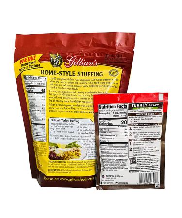 Mccormick's Gluten Free Turkey Gravy Mix & Gillian's Home Style Stuffing Bundle for Thanksgiving - Buy Online on GoSupps.com