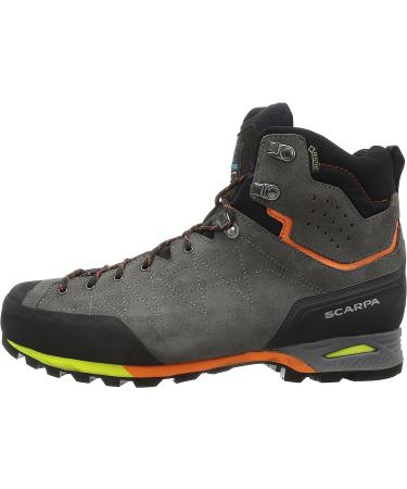 SCARPA Men's Zodiac Plus GTX Backpacking Boots, Size 10.5 Shark/Orange - Buy Online on GoSupps.com