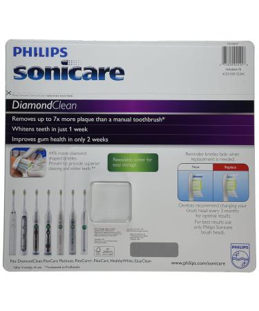 Philips Sonicare HX6066/70 DiamondClean Standard Brush Heads 6-Pack - Genuine Replacement Heads for Superior Oral Care - Buy Online on GoSupps.com