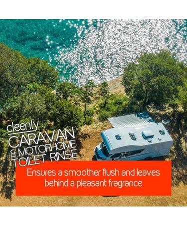 Cleenly Blue 2L and Pink 2L Toilet Chemical Rinse Solution Fluid Cleaner for Caravan and Motorhomes - Eco-Friendly Formaldehyde Free - Upto 20 Treatments - Buy Online on GoSupps.com