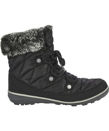 Columbia Women's Heavenly Shorty Omni-Heat Snow Boot 9 - Black/Kettle - Buy Online on GoSupps.com