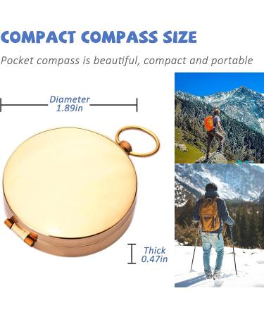 Bahfir Camping Survival Compass for Hiking  Pocket Compass for Kids  Glow in The Dark Compass for Camping Hunting  Outdoor Military Navigation Tool 1 Pack - Buy Online on GoSupps.com