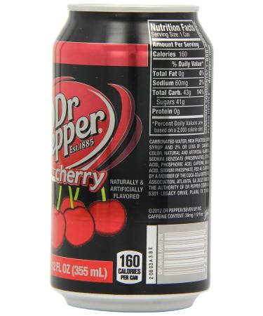 Buy Dr. Pepper Cherry 355ml - Pack of 12 | International Shipping Available - Buy Online on GoSupps.com