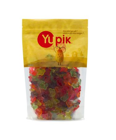 Yupik Mini Gummy Butterflies 1 kg 6 Count Assorted Fruit Flavors Soft & Chewy Colorful Gummies Fun Treat Sweet Candy Delicious Snack Ideal for Gifting Holidays & Baking 6 kg