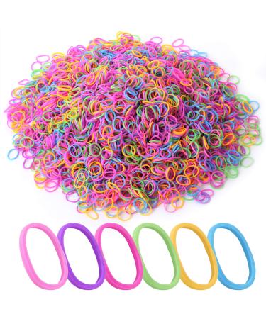 Mr. Pen- Hair Rubber Bands 2400 Pack Assorted Color Colorful Rubber Bands for Hair Hair Bands Elastic Hair Ties Mini Hair Ties Rubber Hair Ties Hair Ties for Baby Girls Baby Hair Ties