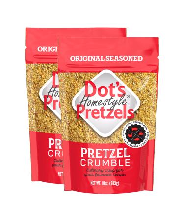 Dot's Homestyle Pretzels Pretzel Crumble 10 Ounce | Formerly Dot's Pretzel Rub (10 Ounce (Pack of 2))