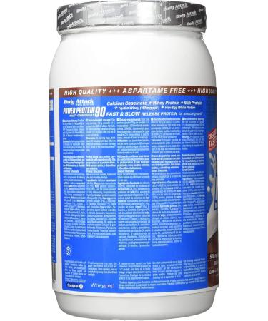Buy Body Attack Power Protein 90 Chocolate 1kg - Multi-Component Protein Powder with BCAA Vitamins & L-Carnitine - Extra Creamy Protein Shake Made in Germany - International Shipping Available - Buy Online on GoSupps.com