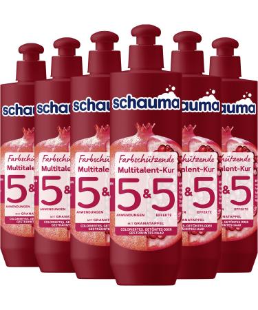 Schauma SCHAUMA 6 x 300 ml Multi-Talent Treatment for Coloured Dyed or Highlighted Hair