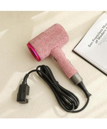 Ionic Hair Dryer - 1800W Professional Frizz-Free Fast Dryer with Diffuser | 3 Heat & 2 Speed Settings | Ideal for Men & Women - Pink - Buy Online on GoSupps.com