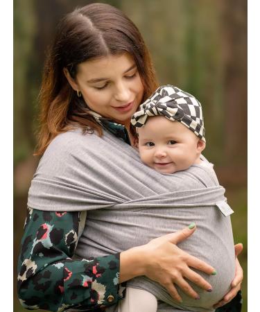 DaisyGro Certified Organic Baby Sling Carrier | GOTS Organic | CPSC Safety Tested | Small/Medium or Plus Size | Grey - Buy Online on GoSupps.com