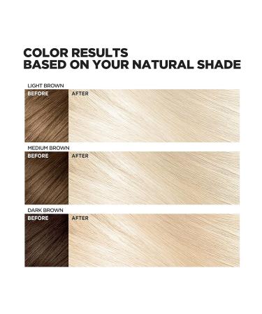L'Oreal Paris Feria Hyper Platinum Hair Bleach Kit - Anti Brass Purple Conditioner - 2 Count - Buy Online on GoSupps.com
