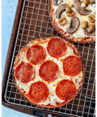 Outer Aisle Cauliflower Pizza Crusts - Italian | Keto, Gluten Free, Low Carb | 5 Pack (10 Crusts) - Buy Online on GoSupps.com