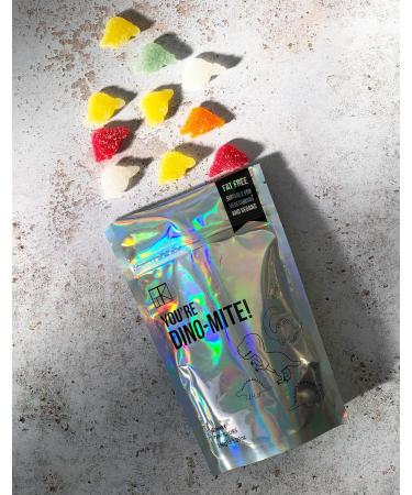 TTK Confectionery Iridescent Pouch Gummy Dinosaurs 150 g - Buy Online on GoSupps.com