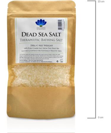 Buy Dead Sea Salt - Rough 350g | Natural Mineral Spa Treatment for Skin & Health - Buy Online on GoSupps.com