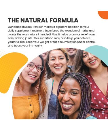 Nemstar Organic Bladderwrack Powder 4oz - Sea Kelp Supplement for Immune System, Thyroid & Joint Wellness - With Sea Moss & Burdock Root for Weight Management - Buy Online on GoSupps.com