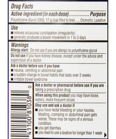 MiraLAX Laxatives 26.9 Ounce - Discontinued by Manufacturer - Buy Online on GoSupps.com