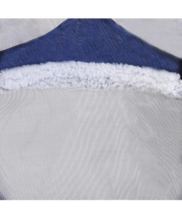 Harrison Howard Caremaster Pro Luminous Horse Fly Mask - UV Protection Large Eye Space & Long Nose with Ears - Signature Blue - Buy Online on GoSupps.com