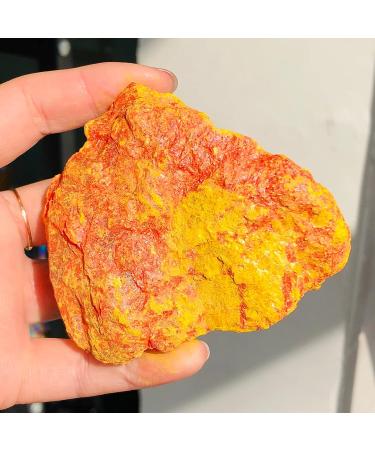 Natural Crystal Rough Beautiful Natural Orpiment Arsenic Sulfide Crystal Specimen (Color : 240-280g) - Buy Online on GoSupps.com