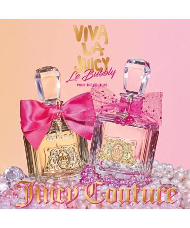 Juicy Couture Viva La Juicy Le Bubbly Eau De Parfum Luxury Women's Perfume with Notes of Champagne Inspired Pink Berries Gardenia Jasmine & Amber - Fruity & Sweet EDP Spray 1.35 Fl Oz (Pack of 3) - Buy Online on GoSupps.com