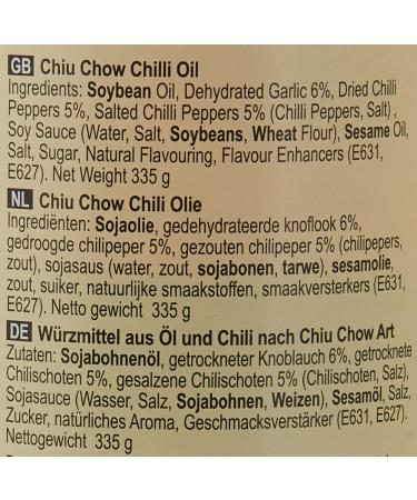 Lee Kum Kee Chiu Chow Chilli Oil 335 g 1 - Buy Online on GoSupps.com