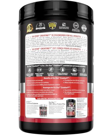 Whey Protein Powder + Creatine Monohydrate | Six Star 100% Whey Protein Plus (Cookies and Cream 4 lbs) and Creatine X3 Powder (Fruit Punch 35 Servings) Cookies & Cream 1.8 kg (Pack of 1) + Powder - Buy Online on GoSupps.com