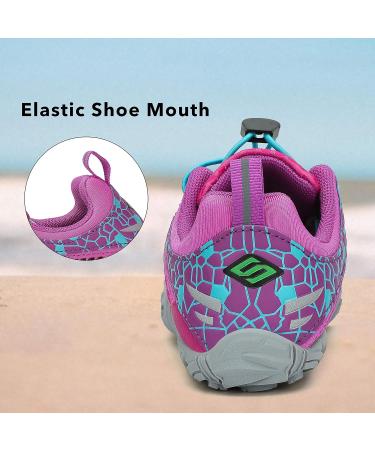 SAGUARO Boys Girls Barefoot Shoes - Breathable Bathing Shoes for Children Size 24-36 EU Pink | International Shipping Available - Buy Online on GoSupps.com
