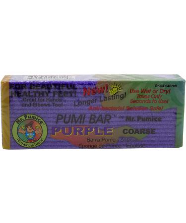 Mr. Pumice PUMI Bar Purple - Set of 4 Pumice Bars for Smooth, Soft Feet - Buy Online on GoSupps.com