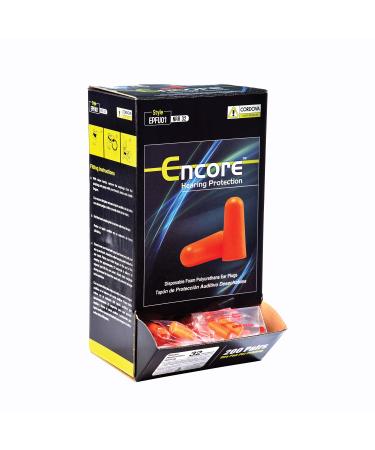 Cordova Safety Products Encore Disposable Noise-Cancelling NRR 32 Foam Ear Plugs Orange (200 Pairs) 200-Pair Disposable Ear Plugs - Buy Online on GoSupps.com