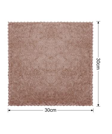 Soft Microfiber Face Cloths - 12 x 12 Inch, 6 Pack - Facial Cleansing Towels for Gentle Cleansing - Buy Online on GoSupps.com