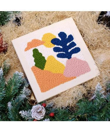 HAND U JOURNEY Landscape Punch Needle Kit/Rug Yarn Hooking Beginner Kit 9.4''x9.4'' - Adjustable Punch Pen for Kids & Adults - Craft Gift - Buy Online on GoSupps.com