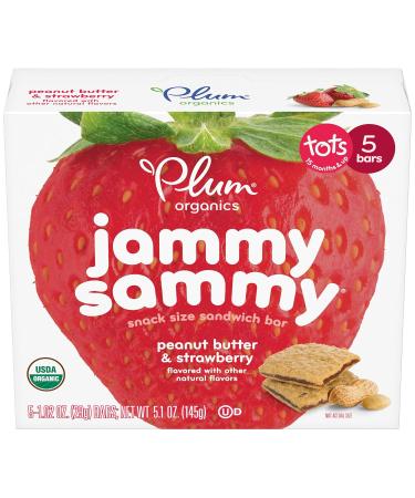 Plum Organics Jammy Sammy Variety Pack - 6 Count Organic Snack for Kids-Toddlers, 30 Count Pack - Buy Online on GoSupps.com