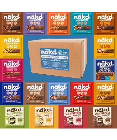 Nakd bars nakd fruit and nut bar Healthy snacks.Eating breakfast bars.Vegans milk -free wheat -free gluten -free bar.(72 bars) Salted Caramel 72 bars - Buy Online on GoSupps.com