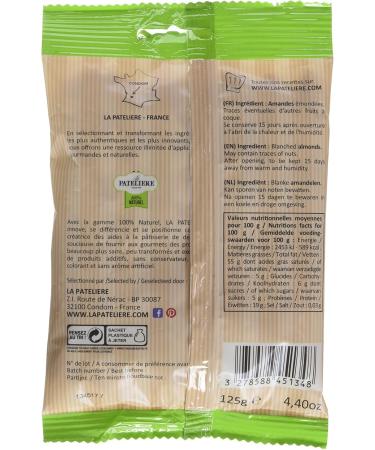 LA PATELIERE Pruned Almonds 125 g - Pack of 5 - Buy Online on GoSupps.com