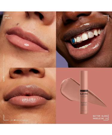 NYX Professional Make Up Butter Gloss Non-Sticky Lip Gloss Madeleine Duo Pack Madeleine Duo - Buy Online on GoSupps.com