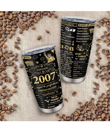 Sweet 16 Gifts for Boys - Yesruby 20oz Tumbler | 16th Birthday Decorations & 2007 Birthday Gifts - Buy Online on GoSupps.com