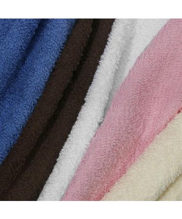 Simpli-Magic 79264 Cotton Washcloths 12x12 Multi Color 50 Pack - White/Blue/Pink/Brown/Beige - Buy Online on GoSupps.com