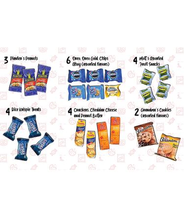 Munchie Mountain Ultimate 50-Count Snack Stock Pile and Care Package for College Students  Military Members  Friends  and Family - Buy Online on GoSupps.com