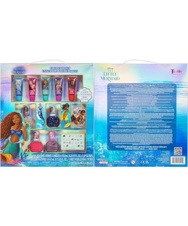 Townley Girl Disney The Little Mermaid Sparkly Makeup Set for Girls - 11 Pcs, Lip Gloss, Nail Polish, Stickers | Ideal for Parties, Sleepovers | Birthday Gift for Girls 3 Yrs - Buy Online on GoSupps.com