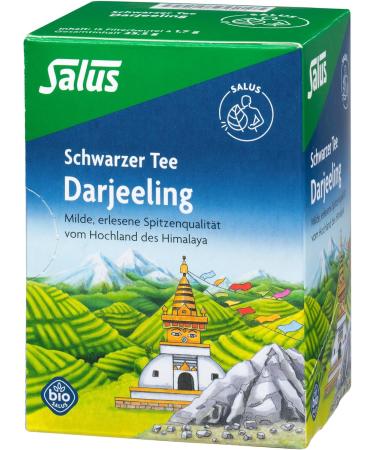 Darjeeling Lot de 15 sacs filtrants pour th noir bio Salus - Buy Online on GoSupps.com