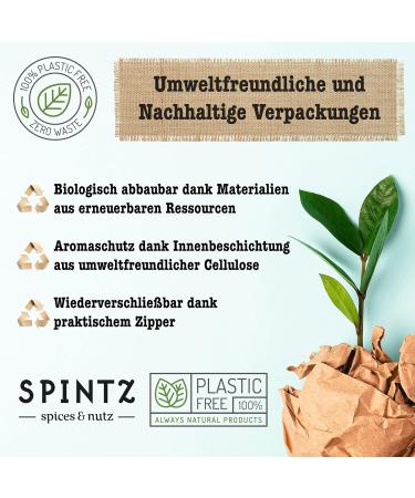 Spintz 500g Organic Carob Powder - Vegan Gluten-Free Sustainable Low-Cocoa Chocolate Alternative from Spain | Plastic-Free Packaging - Buy Online on GoSupps.com