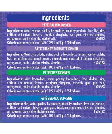 Friskies Greatest Hits Wet Cat Food Pate Variety Pack 4 Flavours - 156 g Can (32 Pack) Greatest Hits Cat Food - Buy Online on GoSupps.com