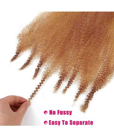 Springy Afro Twist Hair 28 Inch Cuban Twist Hair 3 Packs Marley Twist Braiding Hair Pre-separated Spring Twist Hair Wrapping Hair for Soft Locs Cuban Twist Crochet Hair for Women (28Inch-3Pcs-27#) - Buy Online on GoSupps.com