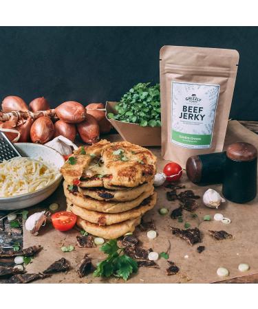 Premium German Beef Jerky Set - 5-Pack of 100g Gourmet Dry Meat - Perfect for Snacks & Gifts - Buy Online on GoSupps.com