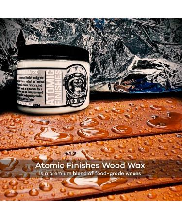 Atomic Finished Wood Wax - Premium Beeswax Furniture Polish & Cleaner 6 oz | Multipurpose Natural Wax for International Shipping - Buy Online on GoSupps.com
