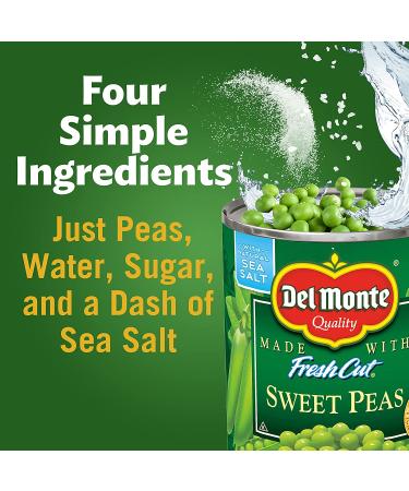 Del Monte Canned Sweet Peas 8.5 oz - Fresh Cut Quality | Buy Online - Buy Online on GoSupps.com