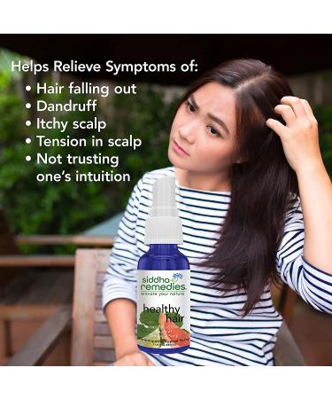 Siddha Remedies Healthy Hair - Hair Growth & Dandruff Treatment | Homeopathic Solution w Cell Salts - Buy Online on GoSupps.com